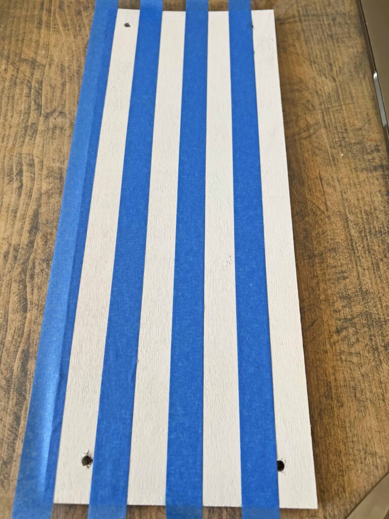 DIY America Grunge Sign from Dollar Tree Wooden Pieces