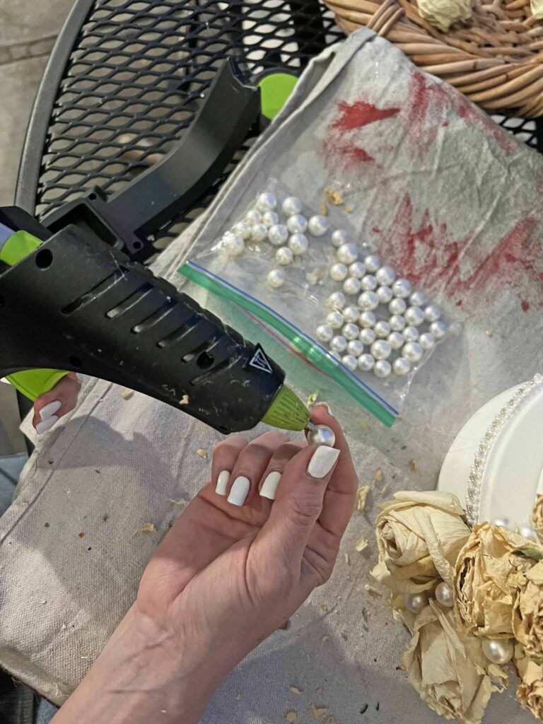 How to Make A Faux Cake from thrifted Cake Tins