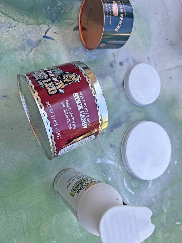 How to Make A Faux Cake from thrifted Cake Tins