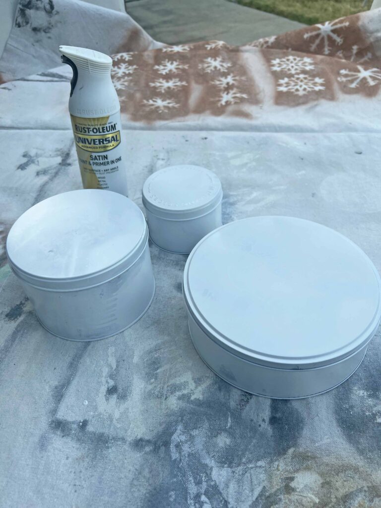 How to Make A Faux Cake from thrifted Cake Tins