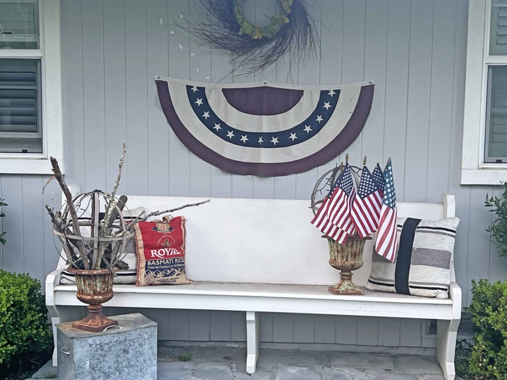 Patriotic Curb Appeal Design with Style