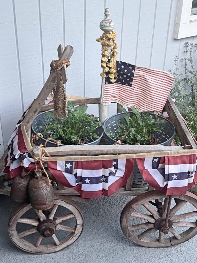 Patriotic Curb Appeal Design with Style