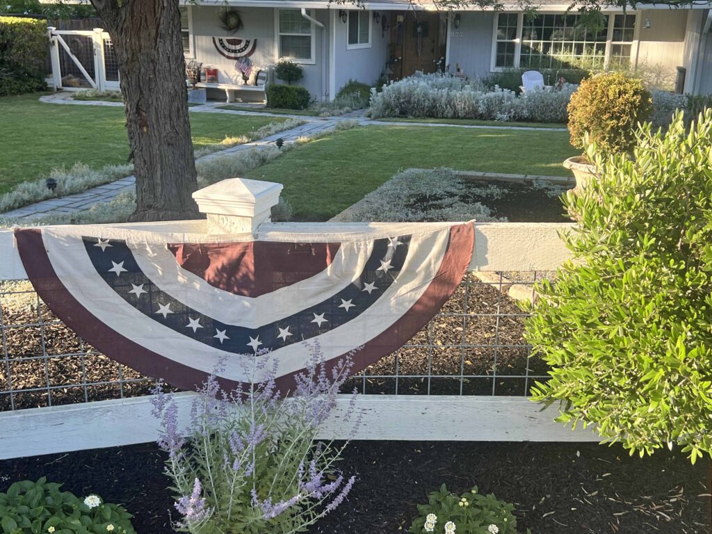 Patriotic Curb Appeal Design with Style