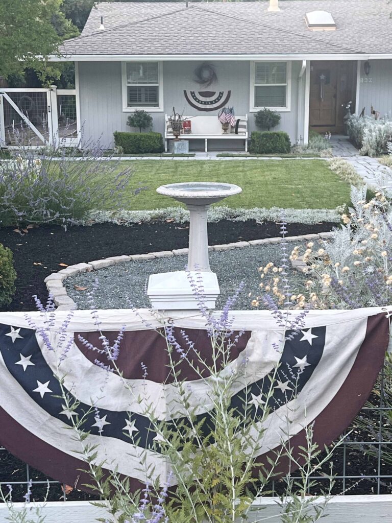 Patriotic Curb Appeal Design with Style