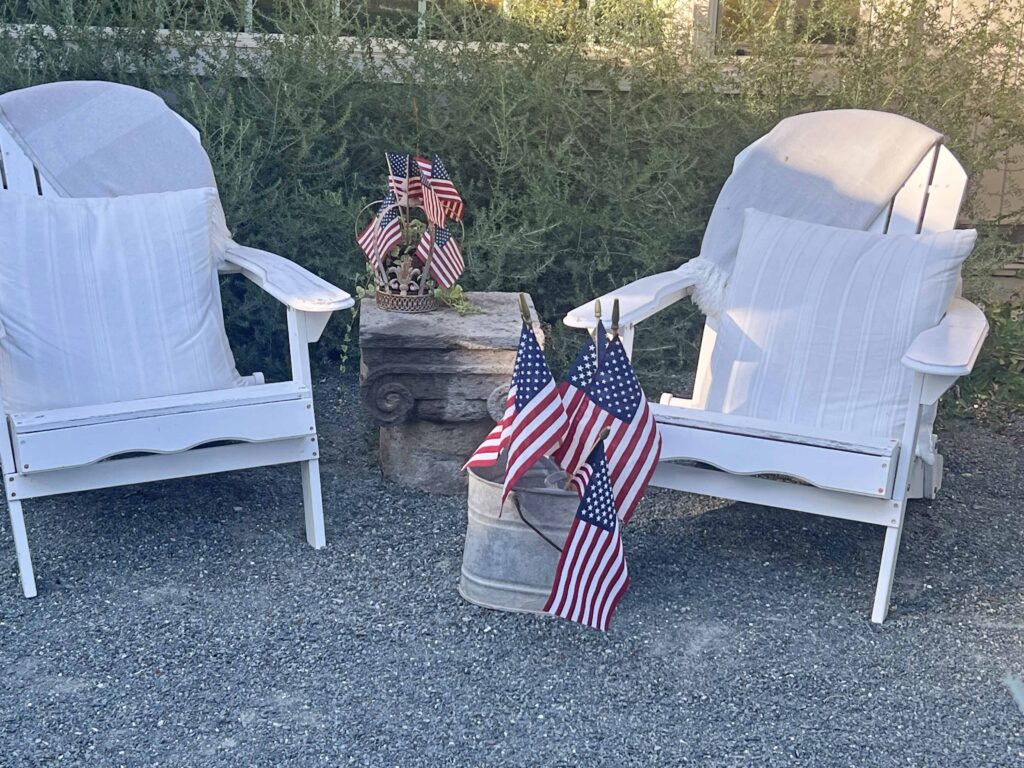 Patriotic Curb Appeal Design with Style