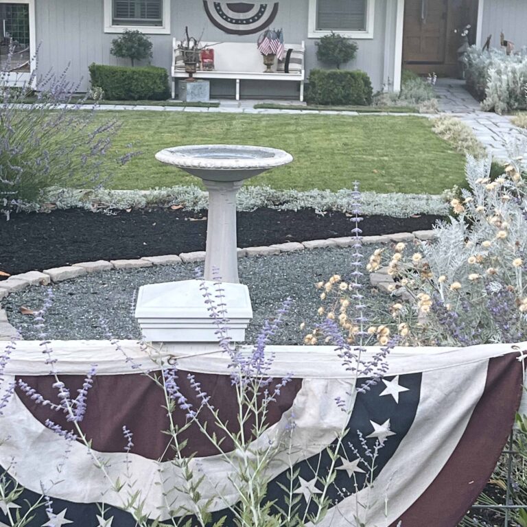 Patriotic Curb Appeal Design with Style