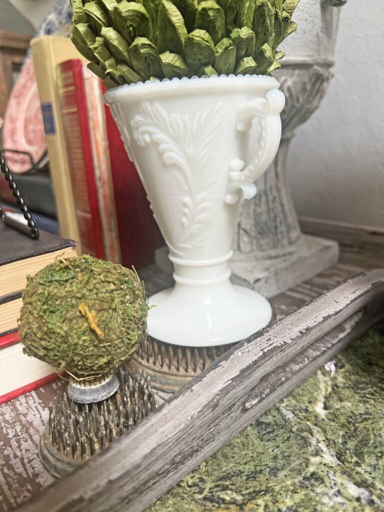 Patriotic vintage decor styling full of thrifted finds