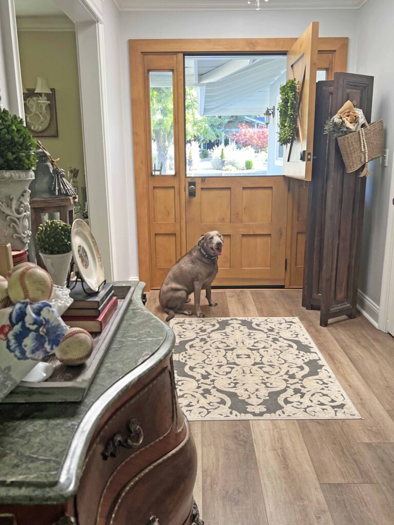 Patriotic vintage decor styling full of thrifted finds