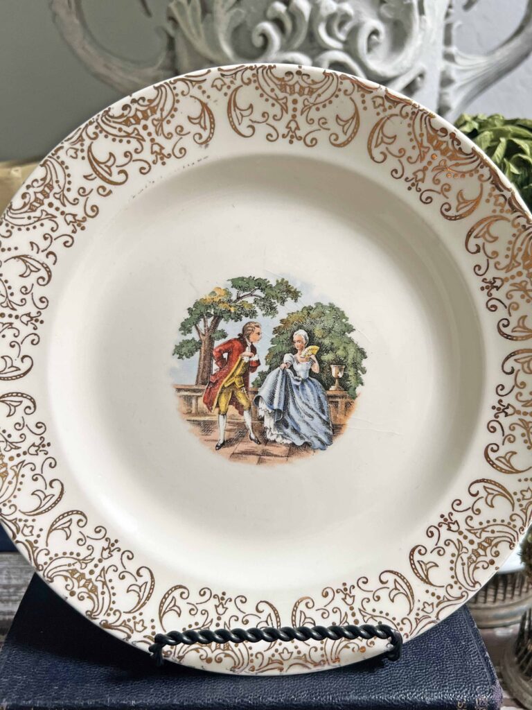 Patriotic vintage decor styling full of thrifted finds