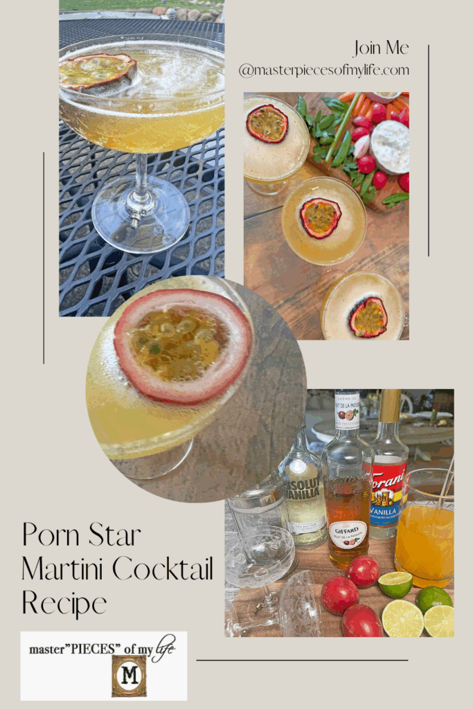 porn star martini cocktail recipe Pinterest