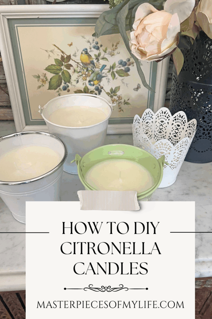 How to DIY a Citronella Candle Pinterest