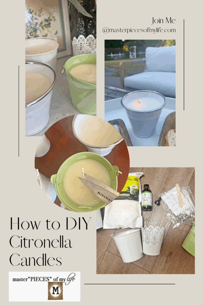 How to DIY a Citronella Candle Pinterest