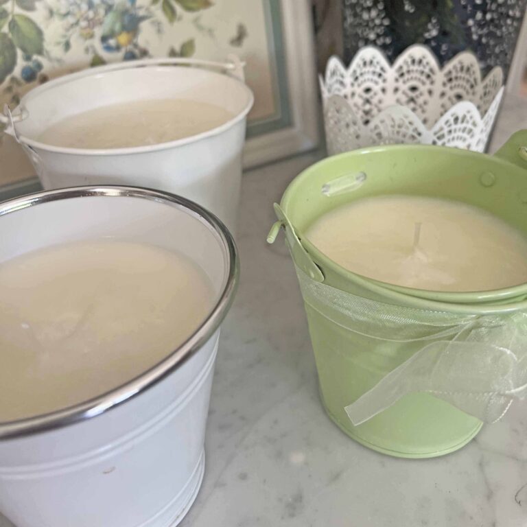 How to DIY Citronella Candles