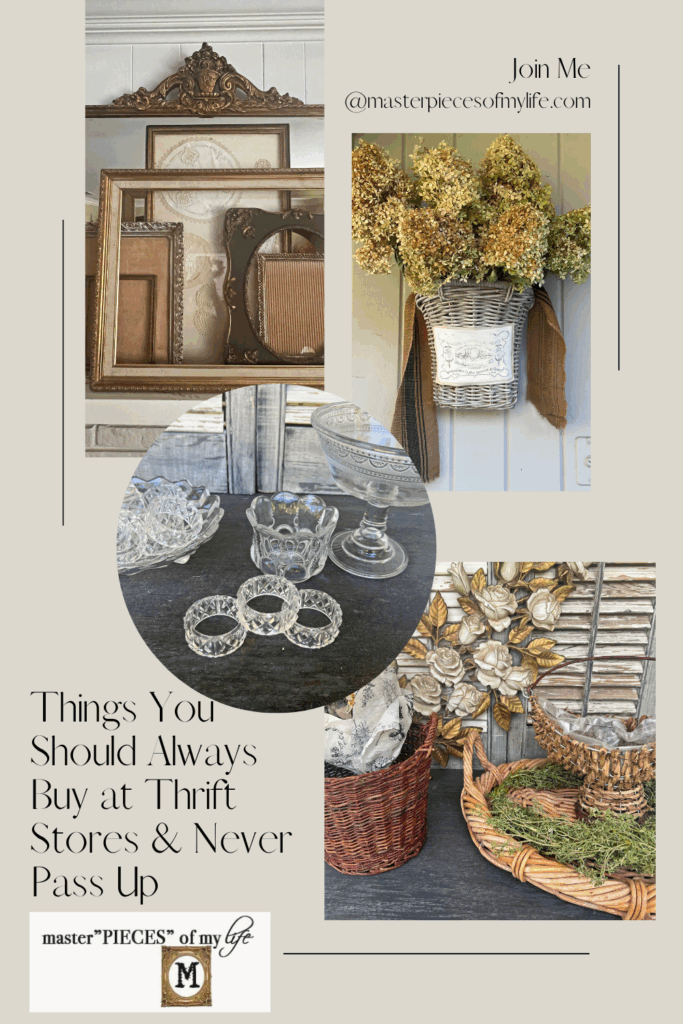 things you should always buy at thrift stores and never pass up Pinterest