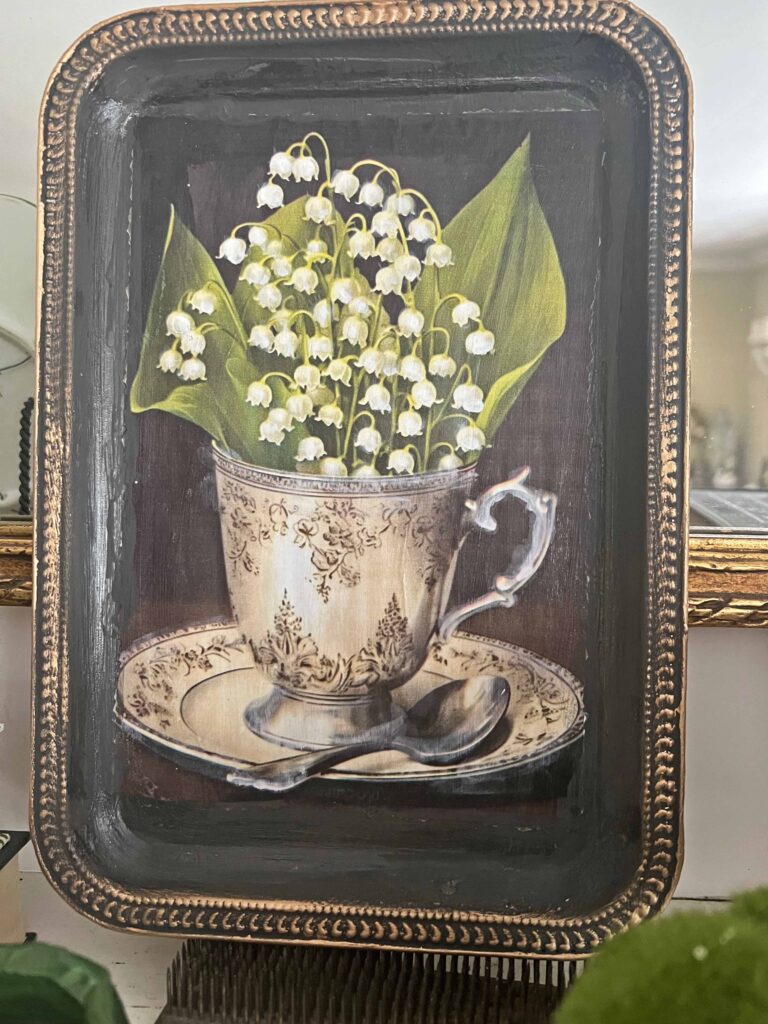 Toleware dupe how to vintage decor