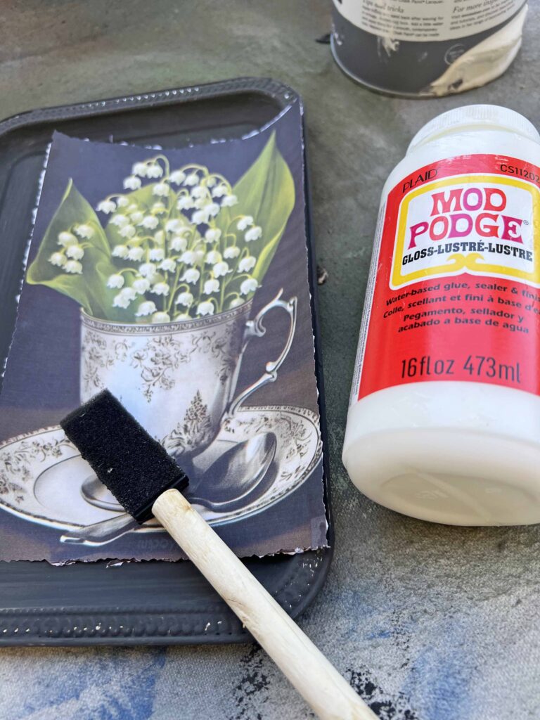 Toleware dupe how to vintage decor