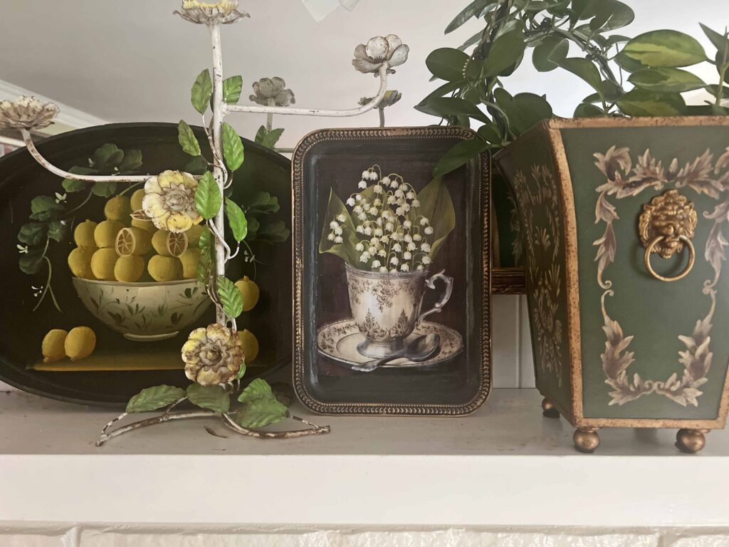 Toleware dupe how to vintage decor