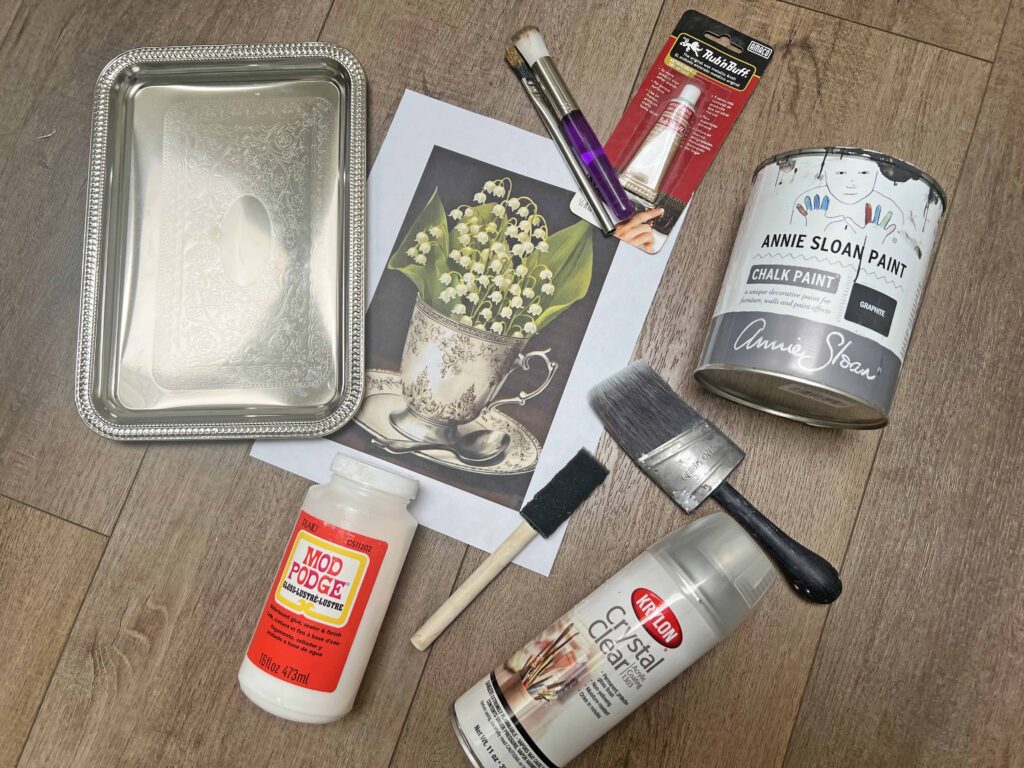 Toleware dupe how to vintage decor