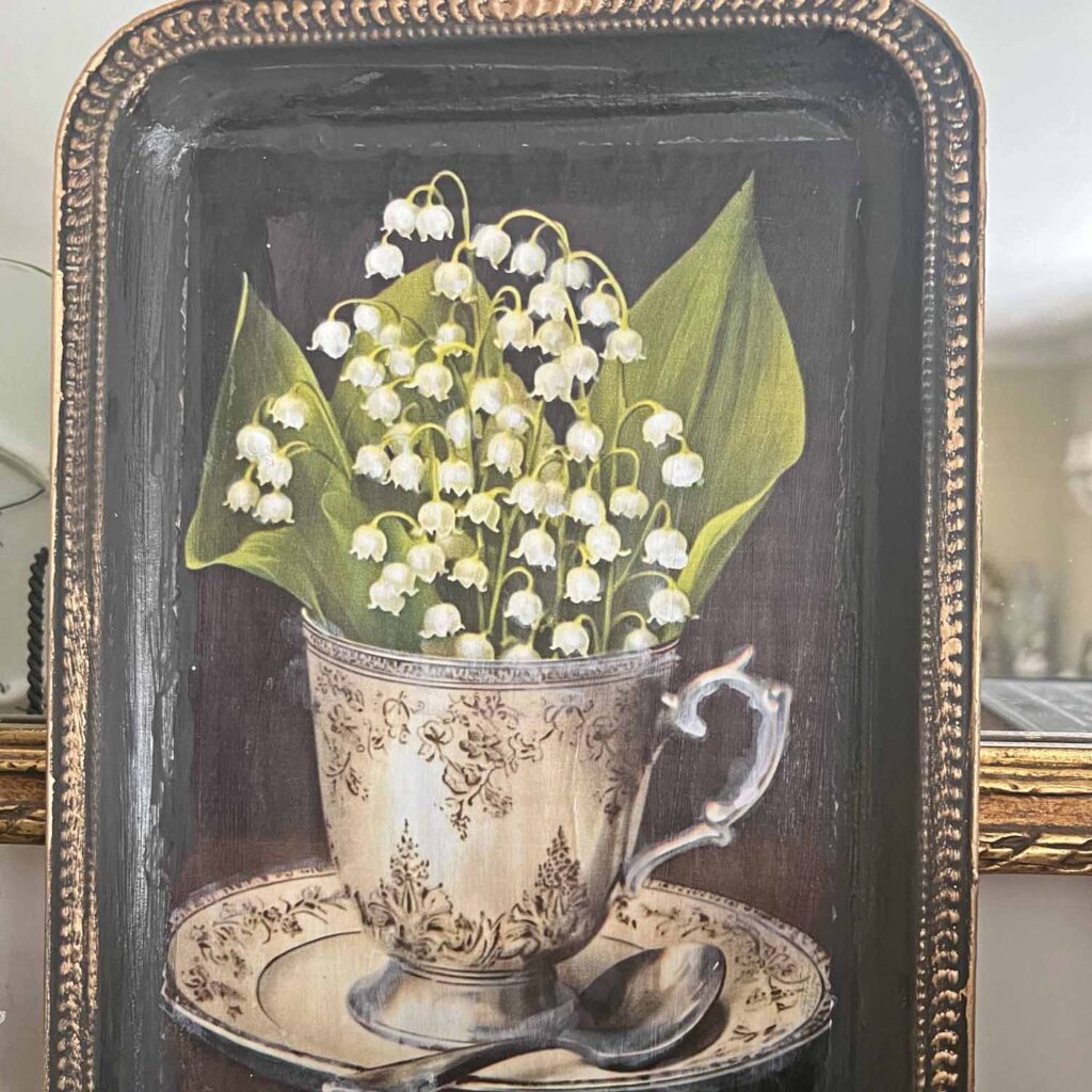 Toleware dupe how to vintage decor