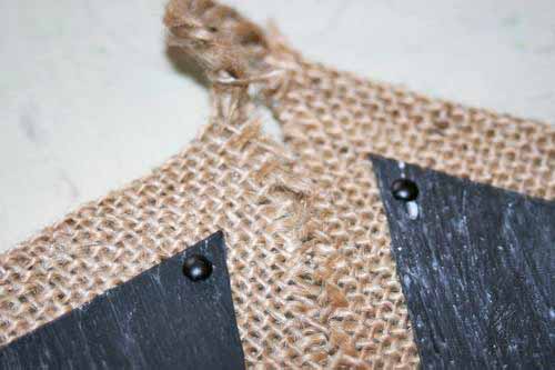 Chalkboard Craft Easy Customizable DIY Pennant Banner