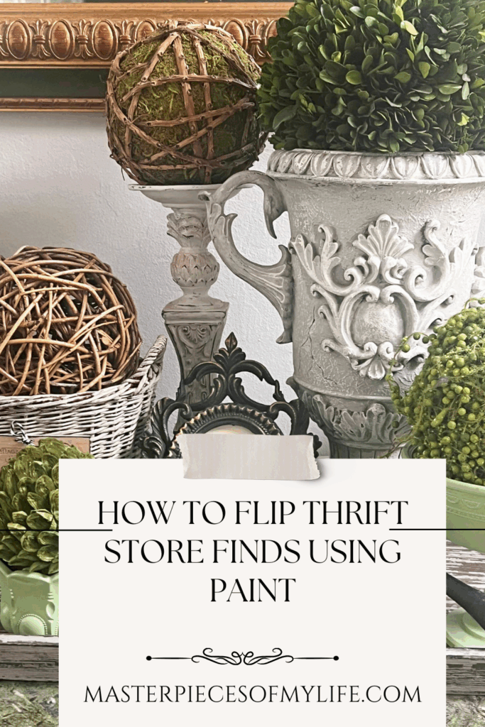 thrift store flips using paint Pinterest