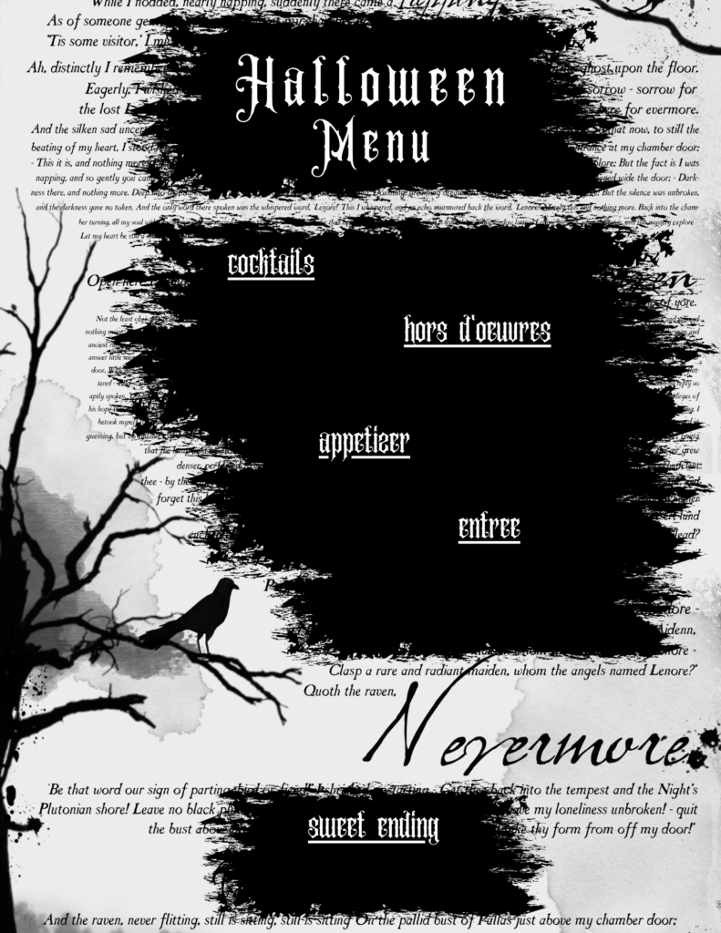 Halloween Party Printables Nevermore