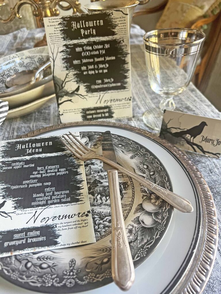 Halloween Party Printables Nevermore