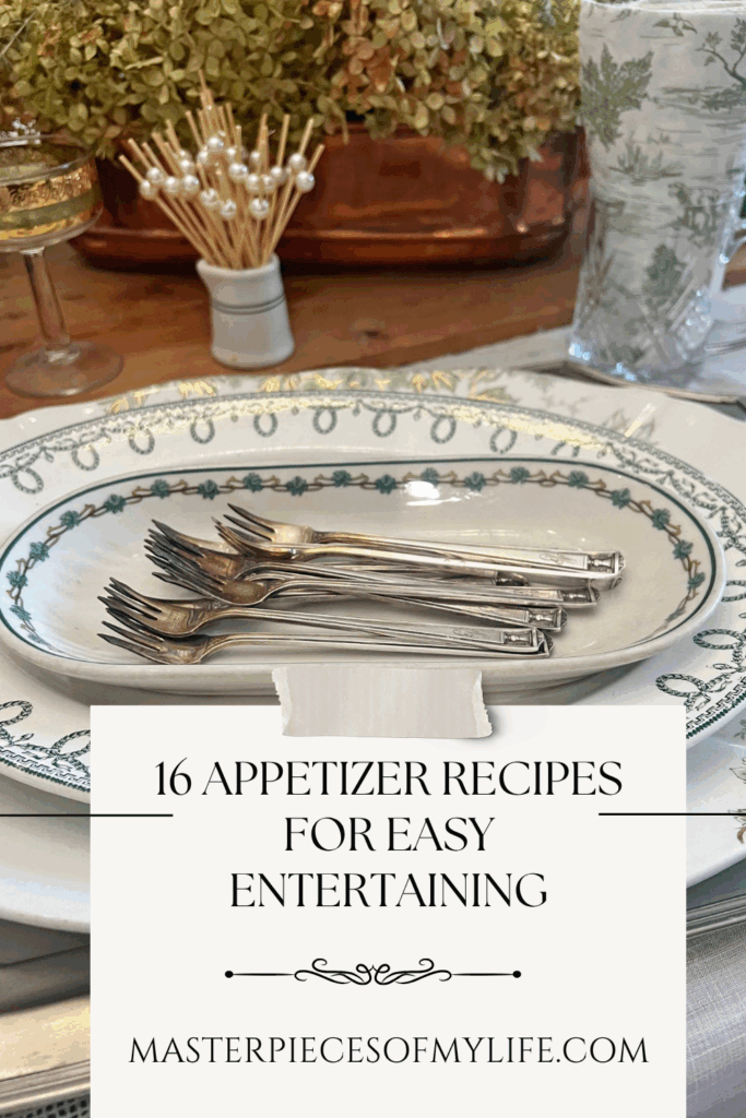 Appetizer Recipes for Easy Entertaining Pinterest