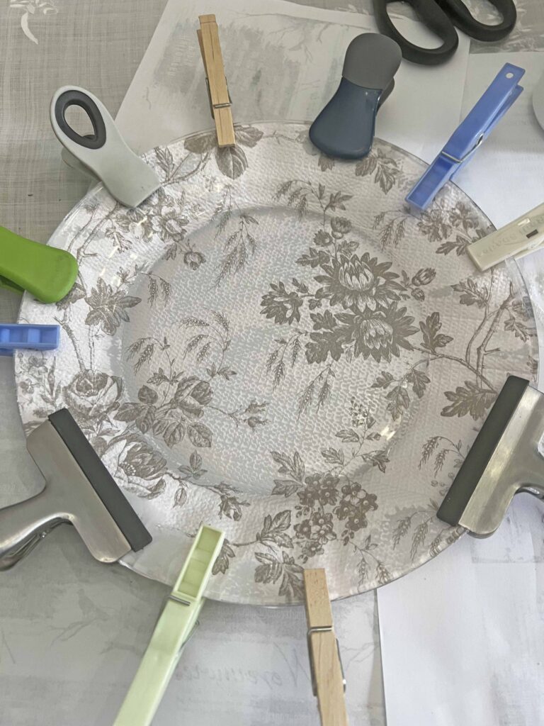 Brown Transferware hack DIY