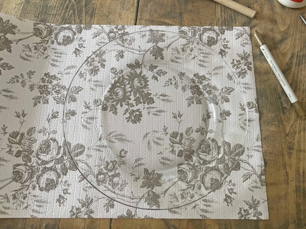 Brown Transferware hack DIY