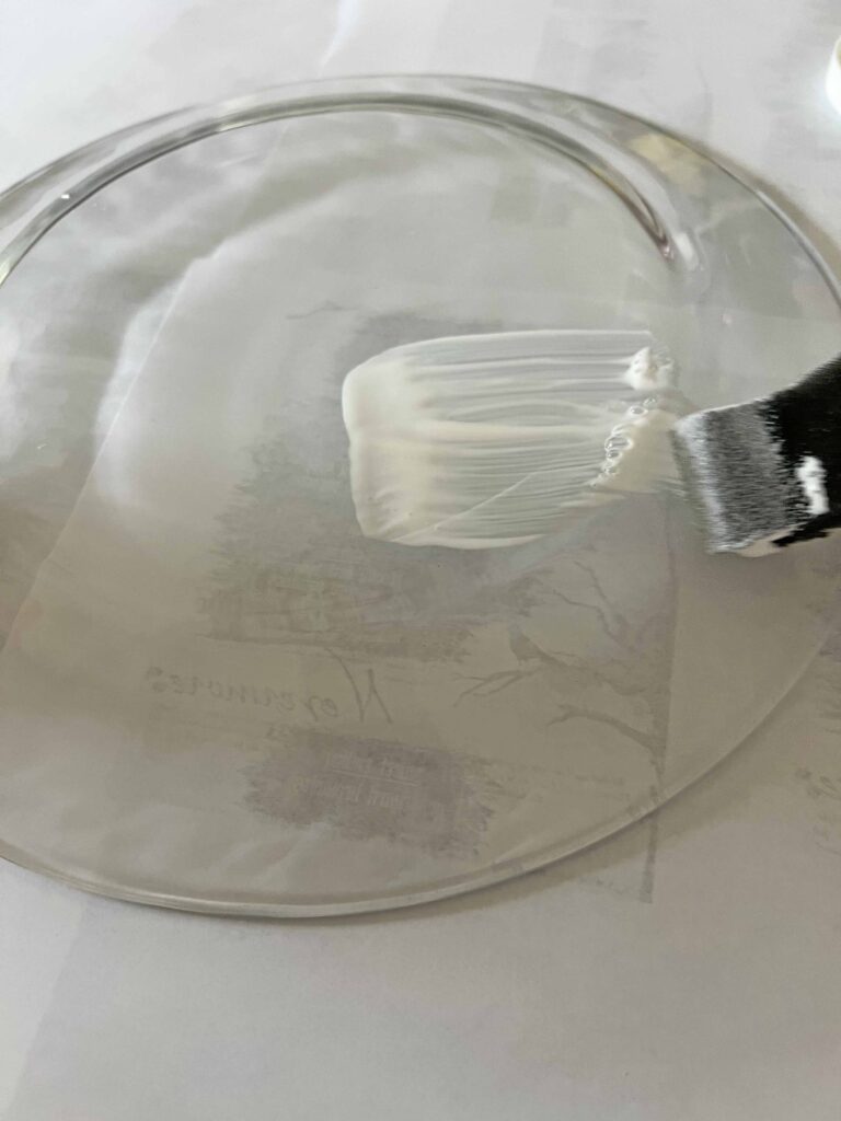 Brown Transferware hack DIY