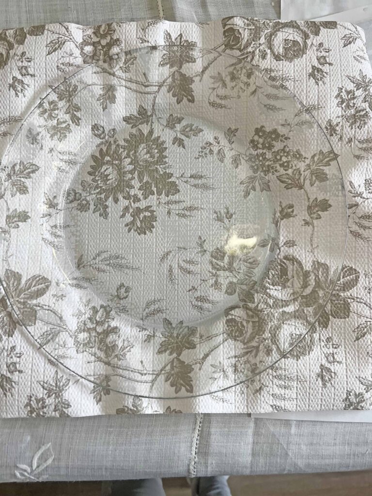 Brown Transferware hack DIY