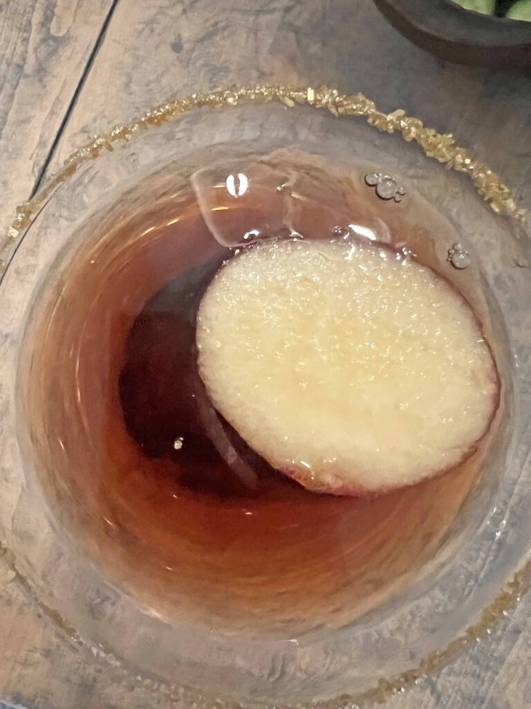 Poison Apple Martini Halloween cocktail recipe