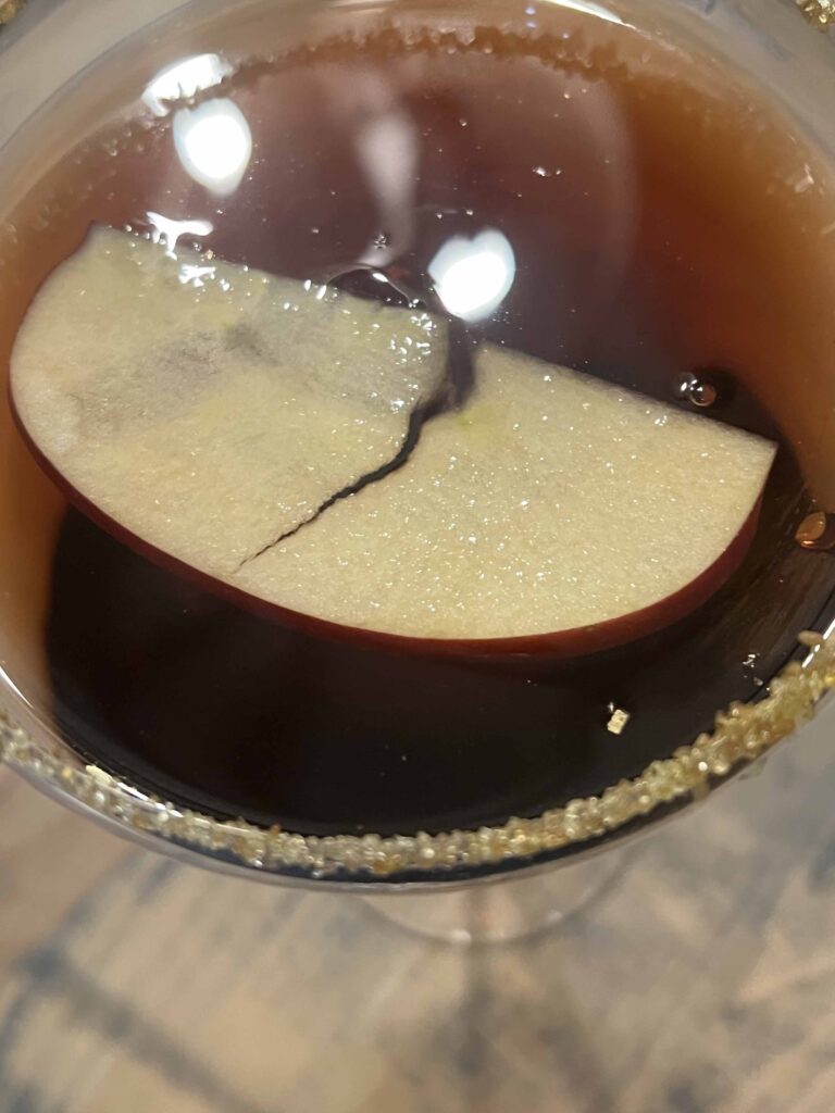 Poison Apple Martini Halloween cocktail recipe