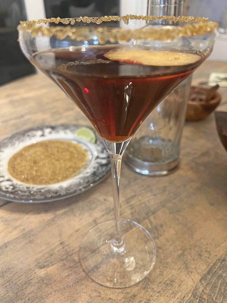 Poison Apple Martini Halloween cocktail recipe