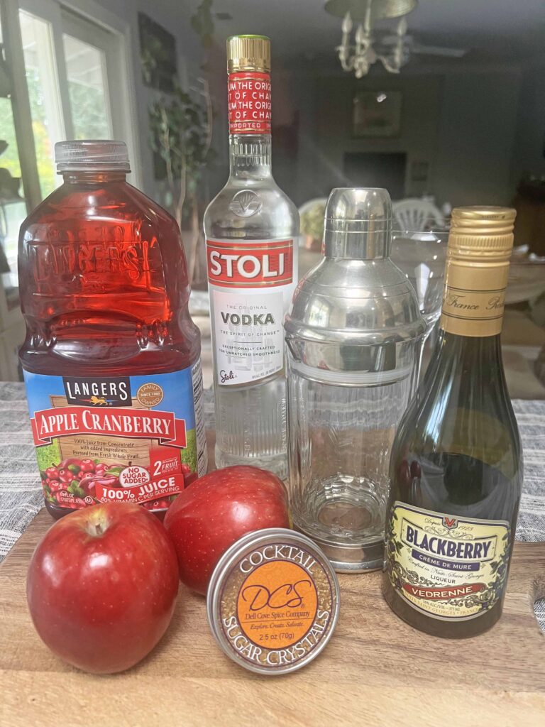Poison Apple Martini Halloween cocktail recipe