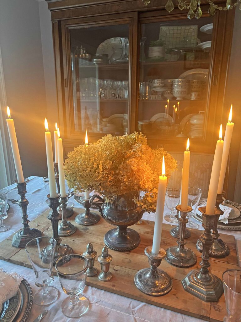 how to set the table with thrifted finds