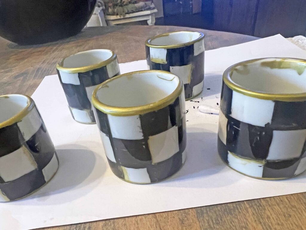 MacKenzie Childs Napkin Ring Dupe DIY