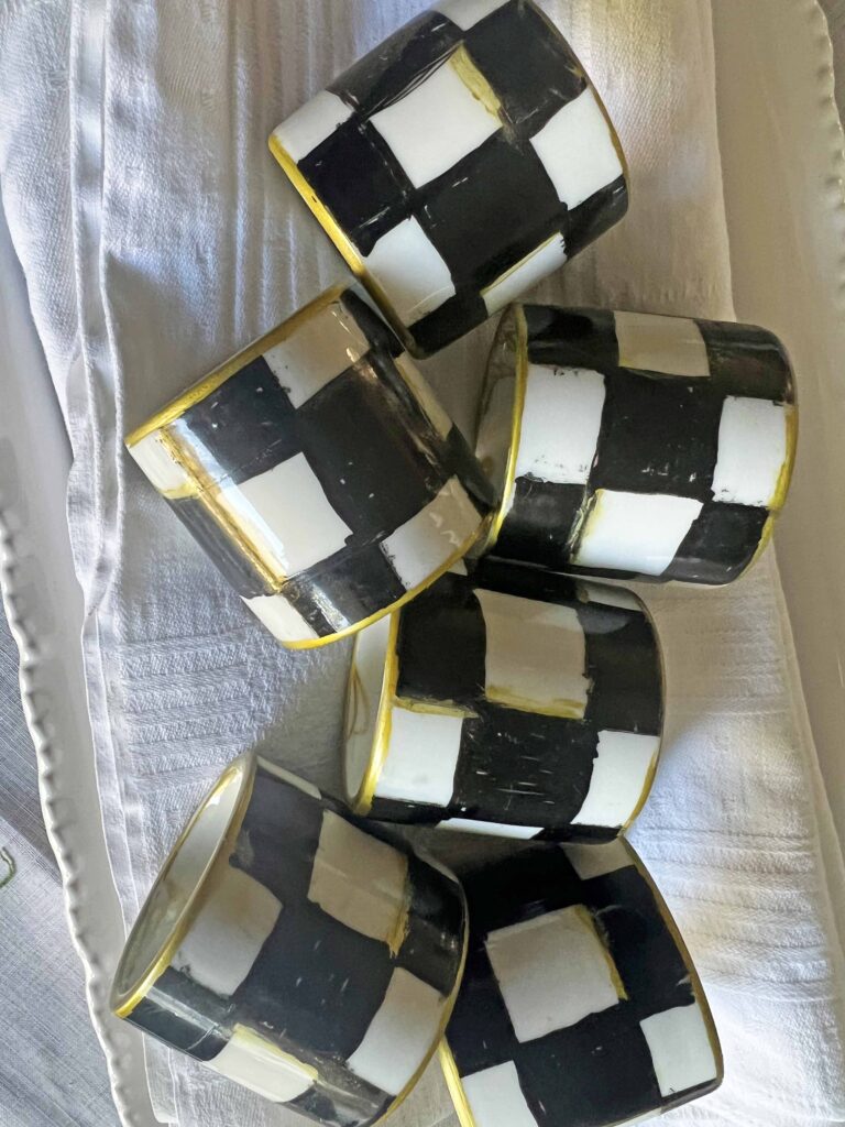 MacKenzie Childs Napkin Ring Dupe DIY