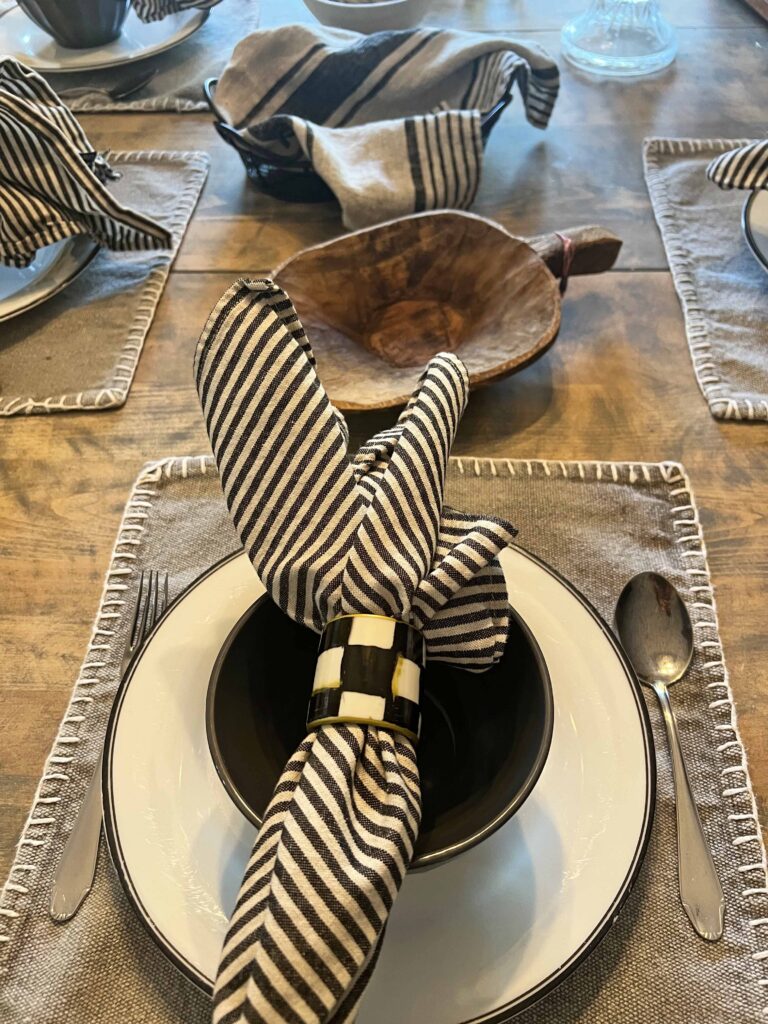 MacKenzie Childs Napkin Ring Dupe DIY