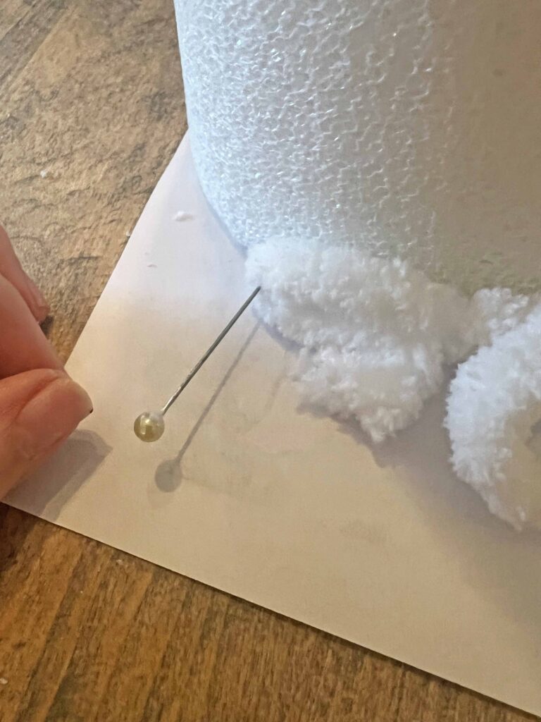 pearl loopy Yarn Christmas Tree DIY