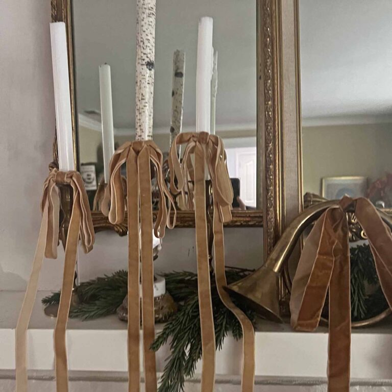 How to Use Thrifted Collections in Christmas Decor