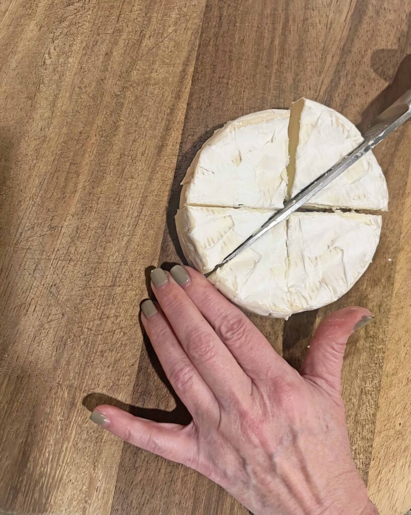 mini Christmas tree cheese bites appetizer recipe