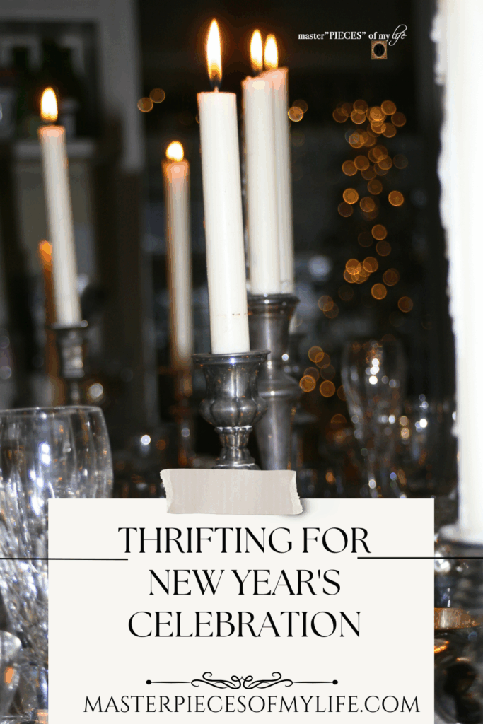 thrifting for new year's celebration Pinterest