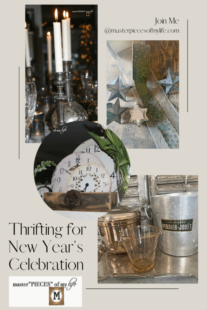 thrifting for new year's celebration Pinterest