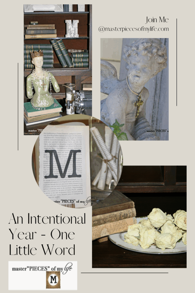 an intentional year - one little word Pinterest