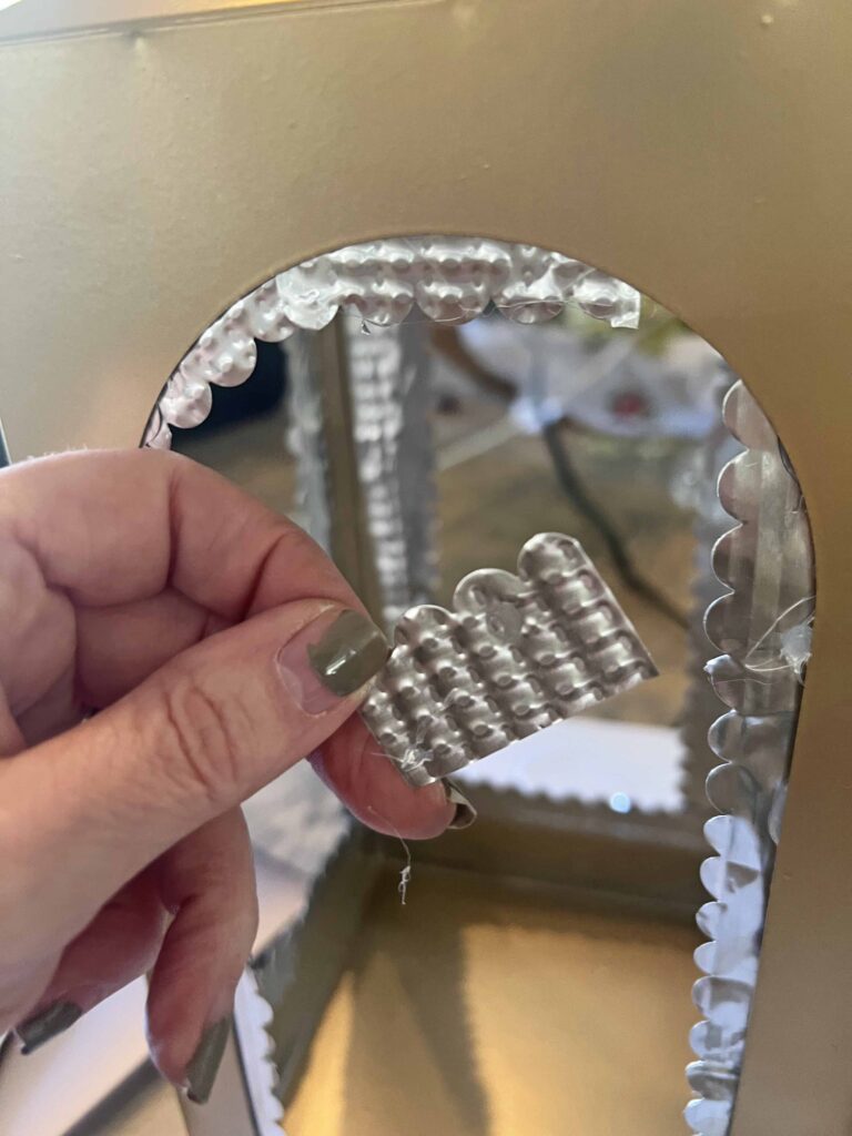 Dollar Tree lantern glow-up inspired by Terrain