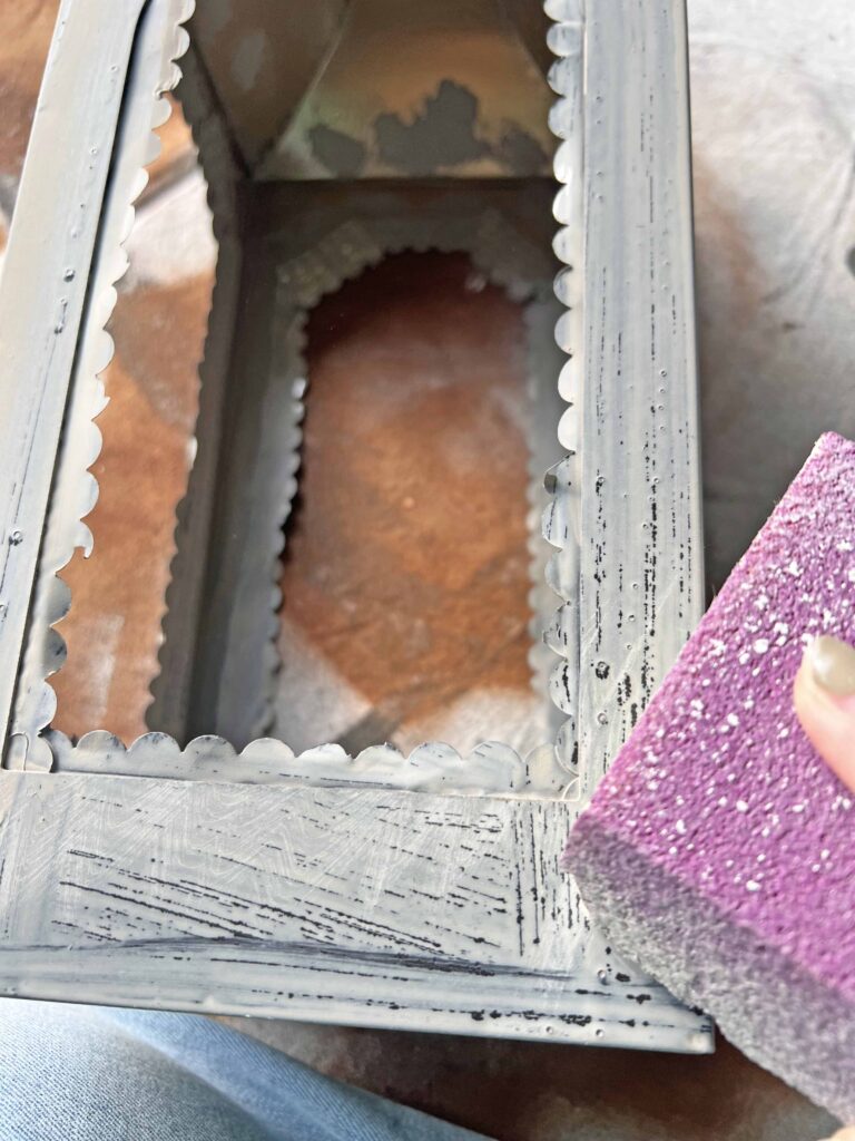 Dollar Tree lantern glow-up inspired by Terrain