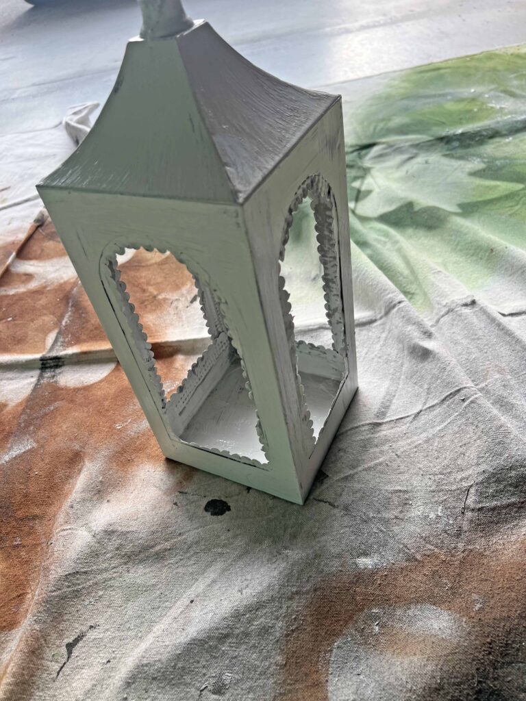 Dollar Tree lantern glow-up inspired by Terrain