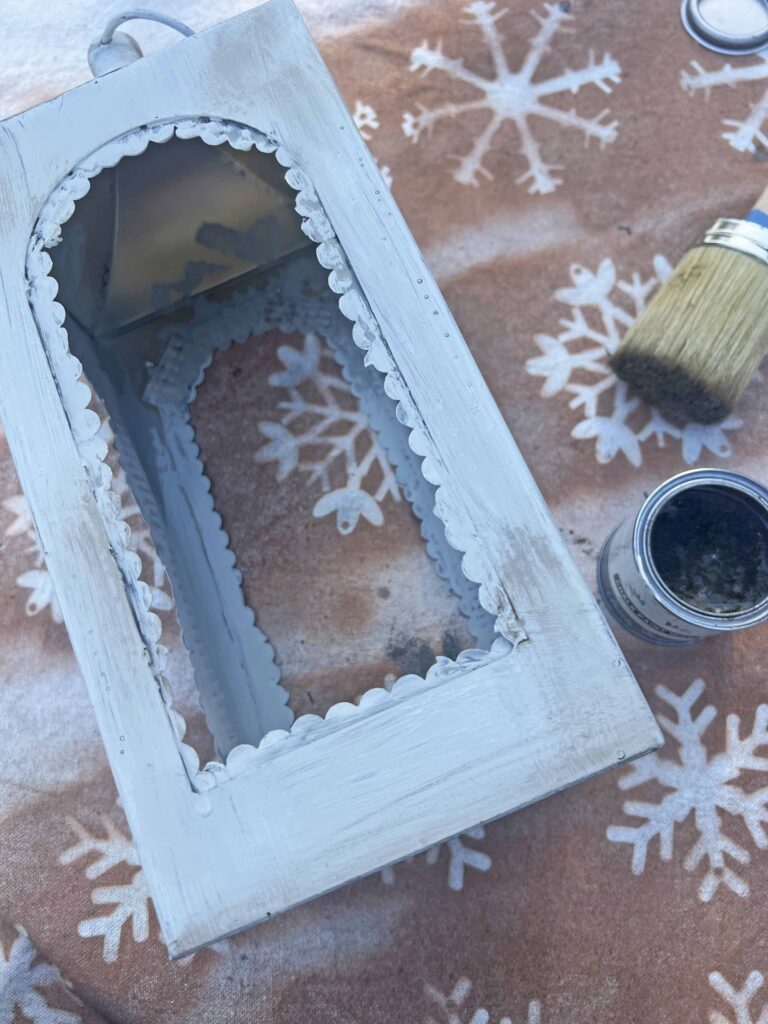 Dollar Tree lantern glow-up inspired by Terrain